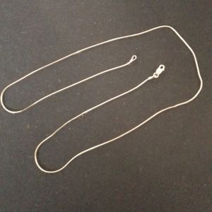 14k gold 20" snake style chain